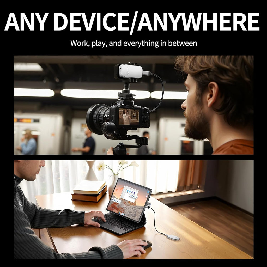 PHIXERO P20 External Portable SSD 2TB,up to 2050Mb/s,External Solid State Drives with 2 in 1 USB C Cable with LED Indicator,USB 3.2 Gen 2 Portable Hard Drive for iPhone 15/16 PRO, Mac, PC & Laptops