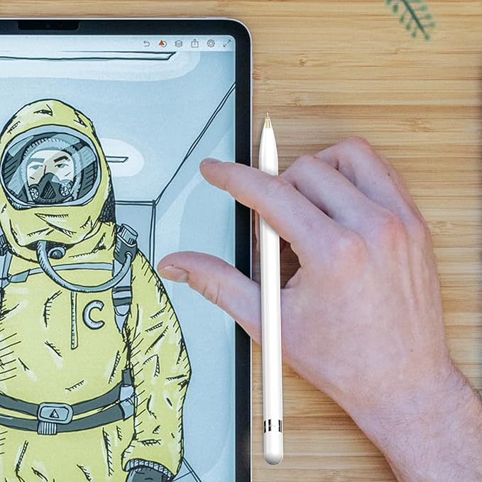 Delidigi 3 Pack Replacement Tips Compatible with Apple Pencil Pro/2nd Generation/1st Gen/USB C, Wear-Resistant iPencil Nibs Accessories Fine Point Precise Control Pen Like Tips