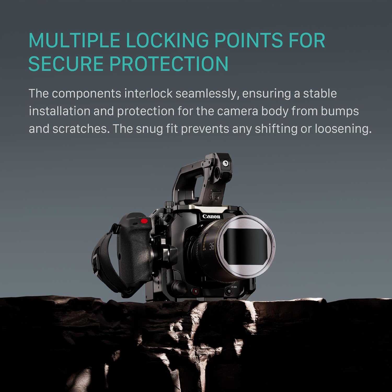 Tilta Camera Cage Advanced Kit for Canon C400 | Includes Full Cage, Rear Accessory Plate, Top Handle Extension, Shoulder Baseplate & More | Arri Rosette, NATO Rail, 3/8"-16 & 1/4"-20