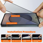 2 Pack Matte Glass Screen Protector for Samsung Galaxy S25 Ultra 5G(6.9 inch), Anti-Glare & Anti-Fingerprint Case Friendly Tempered Glass Film, Bubble Free,Fingerprint unlock,HD Clear,Smooth as Silk