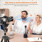 Soonpho M2 Motorized Rotating Panoramic Tripod Head, Remote Control Pan Tilt Head with Remote Control and Mobile Phone Clip for DSLR Cameras, Camcorders, Smartphones, Tripod,