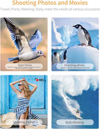 for Sony Camera Wireless Remote Control - Aodelan Rechargeable Shutter Release with OLED Screen for ZV-E10, FX3, a6100, a6400, a6600, a7 III, a7R III, DSC-RX100 VII, ZV-1; Replace Sony RMT-P1BT