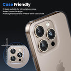 WSKEN for iPhone 16 Pro/iPhone 16 Pro Max Camera Lens Protector - [Original Shooting Model] Shatterproof Ultra HD Tempered Metal Glass Camera Screen Protector Cover Film Accessories