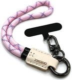 Handmade Cowhide Leather Phone Wrist Strap,Universal Adjustable Key Lanyard,Stylish Wristlet Keychains for Women&Men