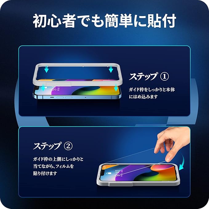 NIMASO for iPhone 13 Mini Screen Protector, 3 Pack HD Clear Tempered Glass Screen Protector for iPhone 13 Mini, with Easy Installation Kit