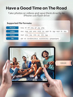 MFi Certified 512GB Flash Drive for iPhone iPad, IMKAR Memory Stick Storage for Photos Videos, Compatible with iPhone iPad Android and PC, Plug and Play No Application Required (Rose Gold)