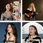 NEEWER RP19H 19" Ring Light with Tripod Stand/3 Phone Holders/Cleaning Cloth Compatible with iPhone, 2.4G Touch Control LED Ringlight for Video Recording Studio Streaming Zoom Selfie Makeup Lighting