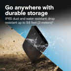 Crucial X10 4TB Portable SSD, Up to 2,100MB/s, USB 3.2 USB-C, External Solid State Drive, Compatible with Windows, Mac & Android, Durable Storage for Games, Photos & Files, Black – CT4000X10SSD9C02