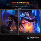 UPERFECT 2.5K 240Hz QLED Portable Monitor, 16" 2560x1600 QHD 100% DCI-P3 400 Nits Portable Gaming Monitor w/Stand & VESA, Adaptive Sync HDMI 2.1 External Screen for Laptop PC Phone Game Console