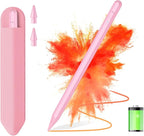 Stylus Pen for iPad 2018-2025 with Palm Rejection, Apple Pencil for Pad11th/10th/9th/8th/7th/6th Gen, iPad Pro 11/12.9 inch, New iPad Air 2025 11&13-inch(M3/2) /5th/4th/3th Gen, iPad mini 6th/5th