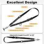 Adjustable Crossbody Phone Lanyard, Universal Phone Wrist Strap and Phone Neck Strap with Tether Tab, Phone Lanyard with Quick Release, Suitable for iPhone and Most Smartphones, Black
