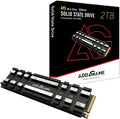Addlink A93 2TB Storage Expansion for PS5 Console with Heatsink, Up to 7400mb/s, Gen 4 PCIe NVMe m.2 2280, SLC Cache Internal Solid State Drive(‎ad2TBA93M2P)