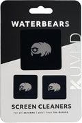 KUVRD Waterbear - Universal Screen Cleaners - Teeny Tiny Cleaning Tools for Your Lenses & Screens - Single PAD Set