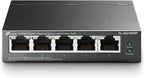 TP-Link TL-SG1005P, 5 Port Gigabit PoE Switch, 4 PoE+ Ports @65W, Desktop, Plug & Play, Sturdy Metal w/ Shielded Ports, Fanless, QoS & IGMP Snooping