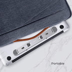 Laptop Stand for Desk,Laptop Cooling Stand,Keyboard Riser, Ergonomic Laptops Elevator for Desk, Laptops Riser Compatible with MacBook Air Pro, with Dell, with HP, More 10-15.6” Computer