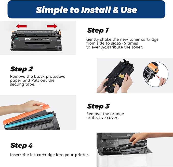070 Toner Cartridges,for Canon 070 CRG070 070H for Canon imageCLASS MF465dw, MF462dw, LBP247dw, LBP246dw Printer,2 Black (with Chip)