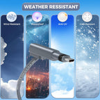 for Starlink Gen 2 Cable 33FT, Waterproof Replacement Cable for Starlink Gen 2 Standard Kit, Fast & Stable Starlink Ethernet Cord V2