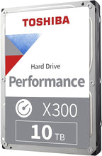 Toshiba X300 10TB Performance & Gaming 3.5-Inch Internal Hard Drive - CMR SATA 6 GB/s 7200 RPM 512 MB Cache - HDWR71AXZSTA