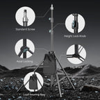 Aureday 22" Big Ring Light with 72" Sturdy Tripod Stand and Sandbag, 65W Large Studio Ringlight with Remote & Phone Holders for Photography/TikTok/YouTube/Tattoo/Barber/Video Recording