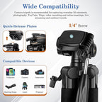 JOILCAN 75" Camera Tripod, Tripod for Camera Cell Phone, Aluminum Heavy Duty Tripods Stand, Tall Travel Tripods with Carry Bag Compatible with iPhone Canon Nikon DSLR Camera Laser Projector