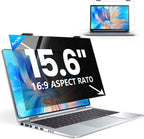 Laptop Privacy Screen 15.6 inch, 9H Hanging Privacy Screen for Laptop for 16:9, Acrylic HD Eye Protection Anti Glare Blue Light Laptop Screen Privacy Filter