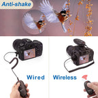 PHOLSY for Nikon remote shutter release N8 Camera Remote Control for Nikon Z8 Z9 D3 D4 D5 D6 D800 D850 D810 D700 D500 D300 D200 F6 F100 F5 F90 N90s D1X D2H D3X Fuji S5 S3 Pro Replaces Nikon MC-36A