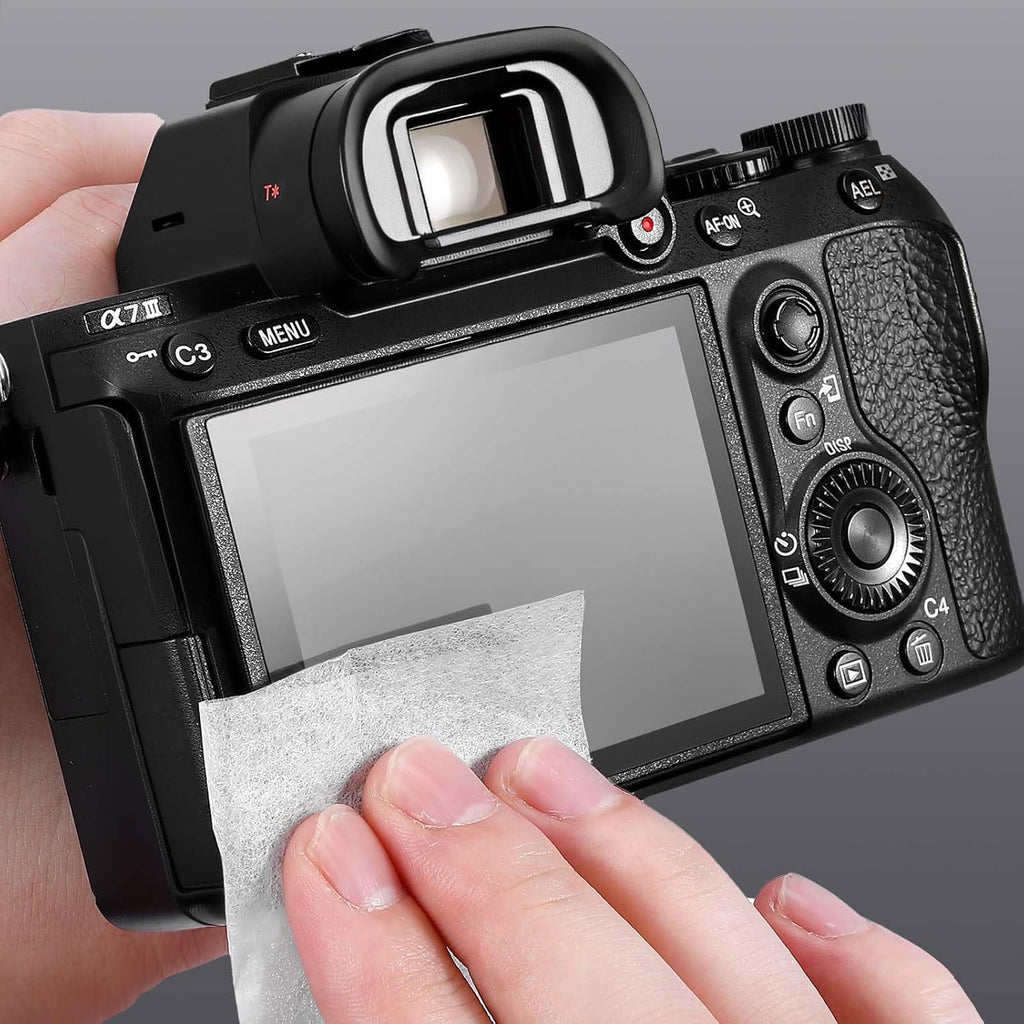 Camera Lens Cleaning Kit - Mirrorless and DSLR Camera Cleaning Kit for Canon, Sony, Nikon, Including Lens Paper/Blower, Cleaning Solution, Cotton swabs, dust Free Cloth, Lens Pen, Cleaning Brush