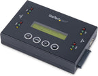 StarTech.com 1:1 Standalone Hard Drive and USB Thumb Drive Duplicator/Eraser, USB Flash and SATA HDD/SSD Disk Cloner/Copier and Wiper, Toolless Sanitizer, LCD Display, TAA Compliant (SU2DUPERA11)