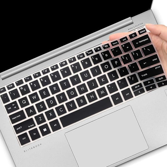 Keyboard Cover for HP EliteBook 830 835 840 845 1040 G9 G10 2024 2023 2022 13.3 14 inch Laptop Accessories Keyboard Protective Skin (Not fit The 830/840/845/1040 G11 G8 G7 G6 G5 G4 G3)-Black