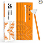 K&F Concept 6 Pack Full-Frame Sensors Cleaning Swabs, DSLR SLR Digital Camera Dry CCD CMOS Clean Swabs Compatible with Nikon Sony Canon DSLR Camera Sensor, 24mm x 20mm