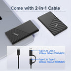 fanxiang 4TB External SSD Portable, Up to 2000MB/s, USB C External Solid State Drive External Hard Drive, USB 3.2 Gen2*2 Type-C SSD for iPhone 15/Pro/PC/Laptops/Creators/Gaming