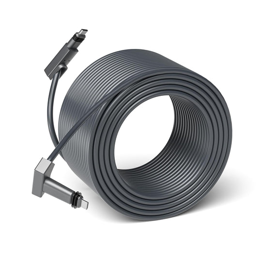 150FT Replacement Cable for SpaceX Starlink Rectangular Satellite V2, Standard Actuated Gen 2 Replacement Cable for Starlink, Starlink Gen 2 Extension Cable with Waterproof End Caps（150Feet）