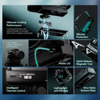 Tilta Camera Cage Advanced Kit with Cooling System Compatible with Canon R5 Mark II - Black