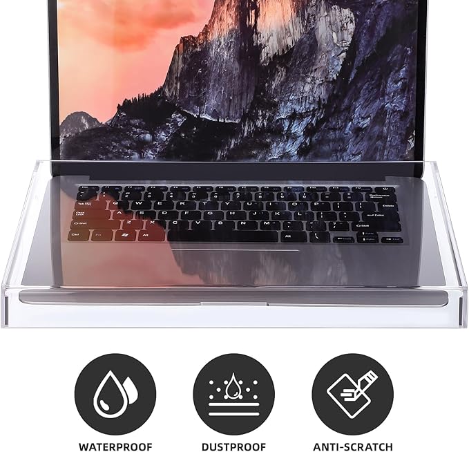 Laptop Keyboard Protector Acrylic Keyboard Cover Clear Mechanical Keyboard Dust Cover Computer Keyboard Cover Transparent Protector 14inch Clear Keyboard Protector
