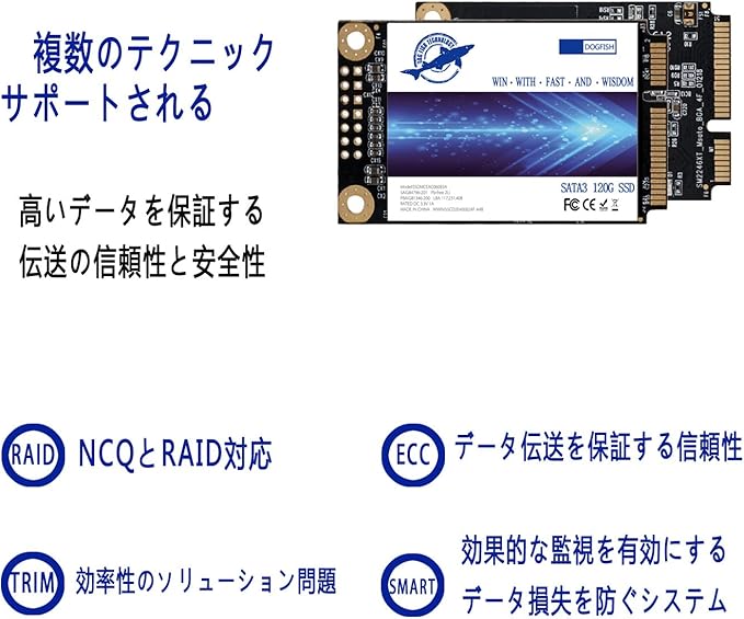 Dogfish Msata 256GB Internal Solid State Drive Mini Sata SSD Disk
