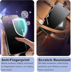 Matte Privacy Screen Protector for iPhone 15ProMax Screen Protector Anti-Glare, Anti-Spy Tempered Glass Film, Smooth and Responsive Touch Anti-Scratch Glass