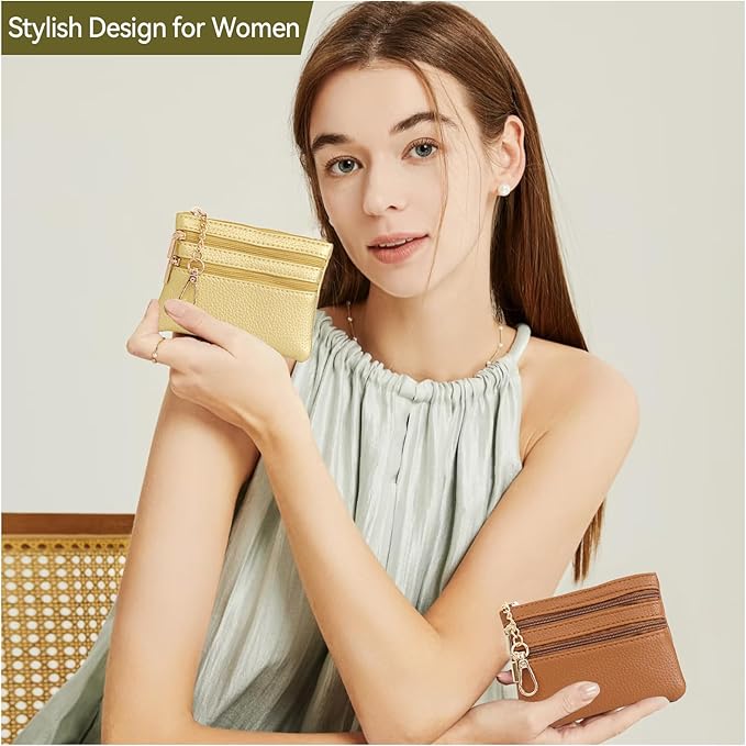 Clip and Go Strap for Phone Gold Metal Chain with Gold Purse Wallet Crossbody Phone Lanyard for Women with Cell Phone Stand Holder 2 Patches Tether Adjustable Anti Theft for iPhone 16 15 14 All Phones