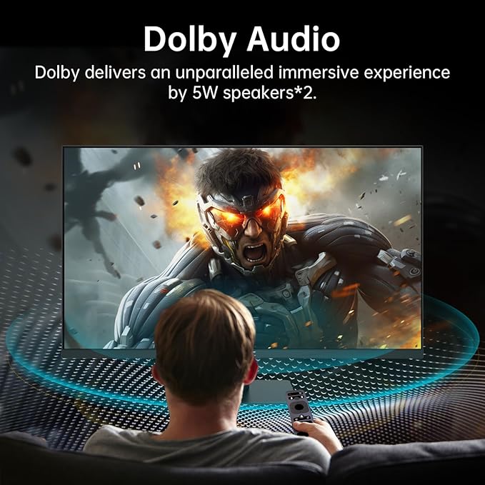 KTC 32 Inch 4K Smart Monitor with Google TV System UHD 3440x2560P Hey Google Voice Remote Netflix Licensed Dolby Audio HDR KVM Technology WiFi Bluetooth 65W PD Type C Fast Charger VESA Support