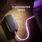 SK hynix Beetle X31 2TB Portable SSD with DRAM, up to 1050MB/s, USB 3.2 Gen2, External Hard Drive Compatible with PC, Mac, Laptop, PS5 (Dark Grey)