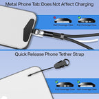 Kaptron Adjustable Phone Wrist Strap - Universal Cell Phone Lanyard Wrist Strap with Lanyard Patches