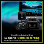 Addlink P30 1TB Magnetic Portable SSD, USB4 4000MB/s Compatible with Thunderbolt 4, ProRes 4K 120fps, PS5/PS4, MagSafe, Aluminum, for iPhone, PC, Mac, Android