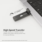Timetec 1TB Pro Portable USB 3.2 Gen 2 Type-C/Type-A SSD Read Speed 1000MB/s Solid State Drive Stick for iPhone 15/Android/Tablet/Windows/Mac