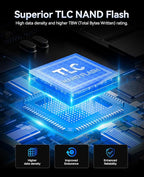 ORICO M.2 2242 NVMe SSD 256GB, PCIe 3.0 with 3200MB/s Read Speed, TLC NAND, Copper Heatsink for Laptops, Mini PCs, IoT Devices, and DIY External Drives - J10-2242