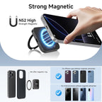 fanxiang 1TB Magnetic Portable SSD with 360° Rotating Stand, Up to 2000MB/s, USB-C 3.2 Gen 2x2 External Solid State Drive,Compatible with iPhone 15/16, Android,Mac, PC, and Tablets