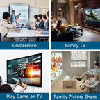 Apple MFi Certified Lightning to HDMI Digital AV Adapter 1080P HD Video HDMI Sync Screen Connector Cable with Charging Port Compatible with iPhone 14/13/12/11/ X/ 8/7/ iPad on HDTV/Projector/Monitor