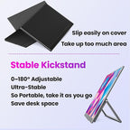 Portable Gaming Monitor 16 Inch QHD 2.5K 2560X1600 16:10 100 Hz 100% sRGB 10 Bit Travel Monitor for MacBook, Laptop, PC, Surface, Game Console, VESA Compatible, with Kickstand & Sleeve