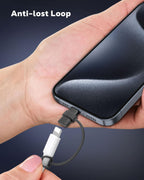 MoKo 4 Pack Lightning Female to USB C Male Adapter,USB-C Lightning Adapter for iPhone 15/16 Pro/16 Pro Max/Plus,Galaxy S24,iPad,iPhone to USB C Adapter for Charging/Data Sync, NOT for Audio/OTG, Black