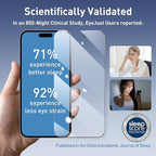 MOCOLL 2PCS for iPhone 14 Screen Protector 6.1 inch Anti Blue Light HD Clear Full Screen Film Eye Protection Easy to Install 9H Hardness Anti-scratch Bubble-free Tempered Glass