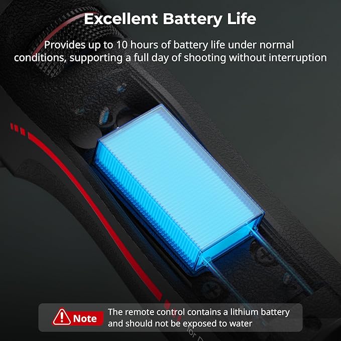 SMALLRIG Handle with Follow Focus for DJI RS 2 / RS 3 Pro/RS 4 / RS 4 Pro Gimbal Stabilizer, Handle with 1/4"-20 locating Holes and a Cold Shoe Mount, Max Load 4.4lb