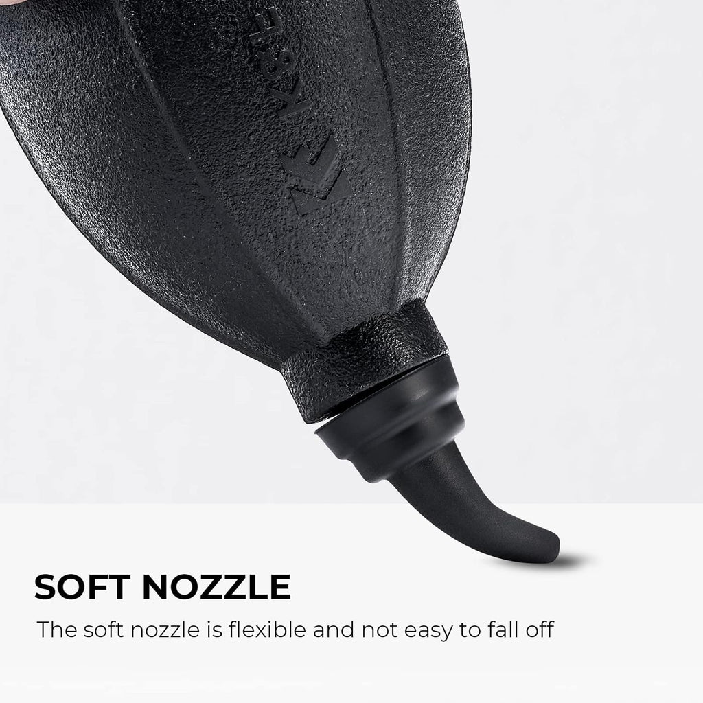 K&F CONCEPT Soft Tip Air Blower, Lens Blower for Digital, DSLR, SLR Cameras, Camera Lenses, Sensitive Electronics and Keyboards Telescope Filters, Rubber Bulb Air Pump Dust Blower